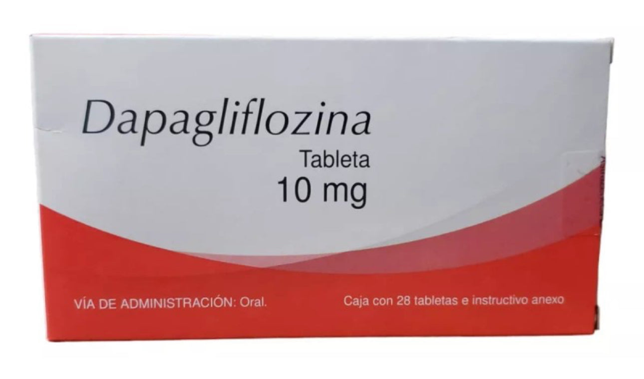Dapagliflozina 10 Mg Caja Con 28 Tabletas
