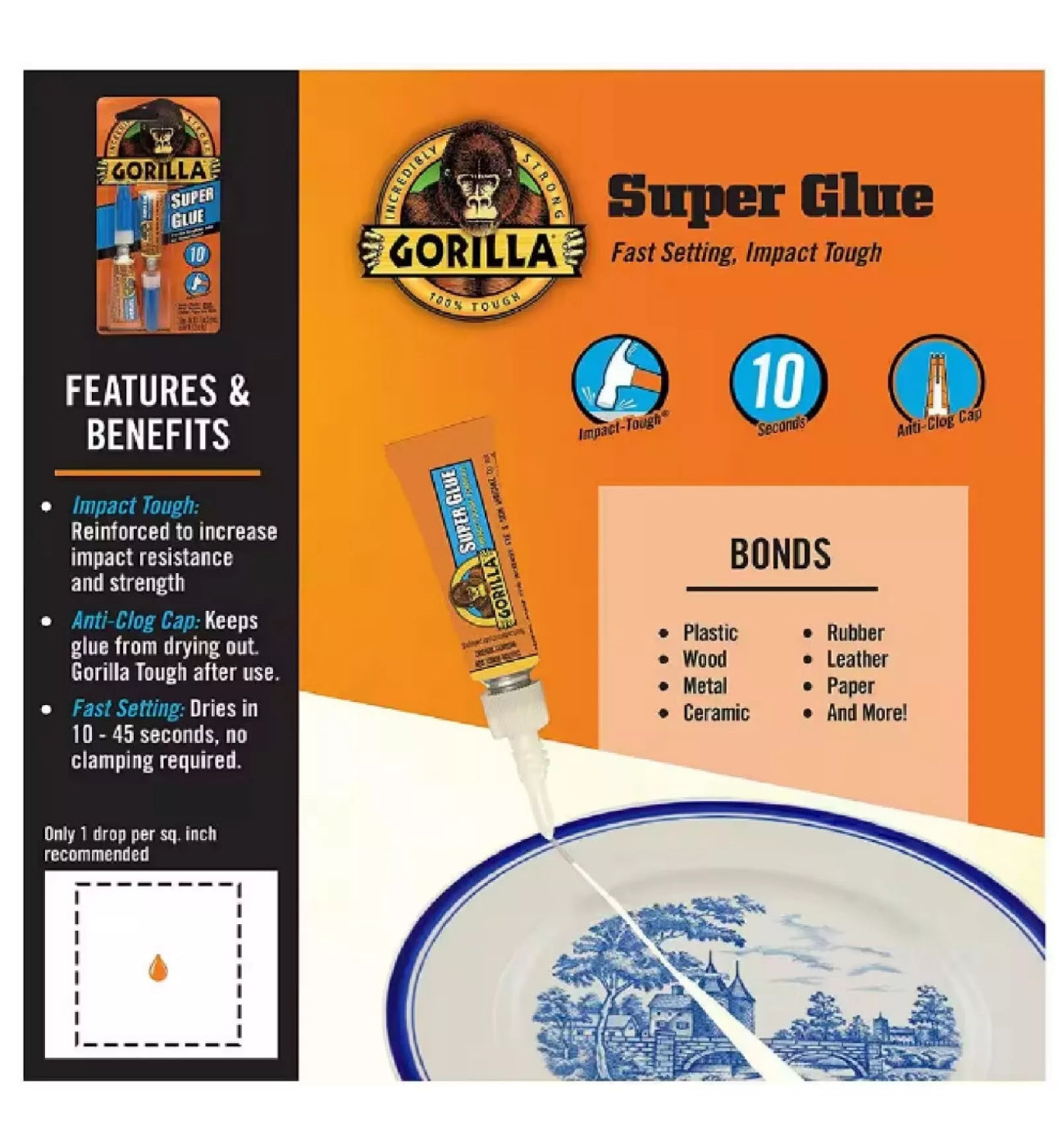 NEW Super Strong Glue For Wide Range Materials Instant Fix Impact Tough