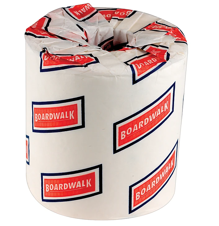 Boardwalk Toilet Paper, 2-Ply, White, 500 Sheets/Roll, 96 Rolls/Carton