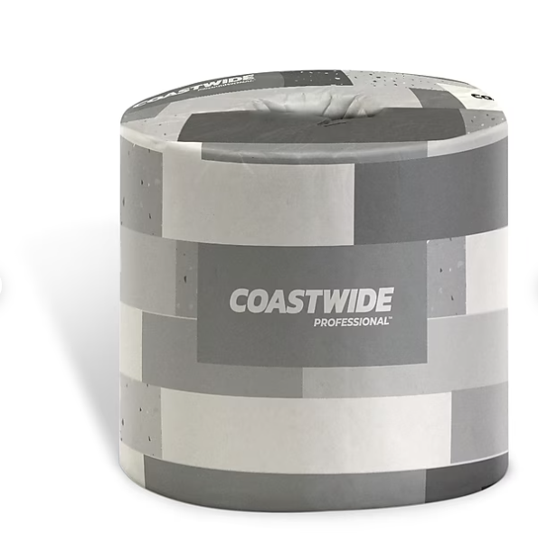 Coastwide Professional™ 2-Ply Standard Toilet Paper, White, 400 Sheets/Roll, 24 Rolls/Case