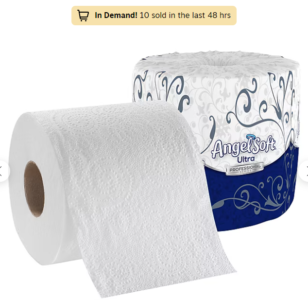 Angel Soft Ultra Professional Series 2-Ply Standard Toilet Paper, White, 400 Sheets/Roll, 60 Rolls/Carton