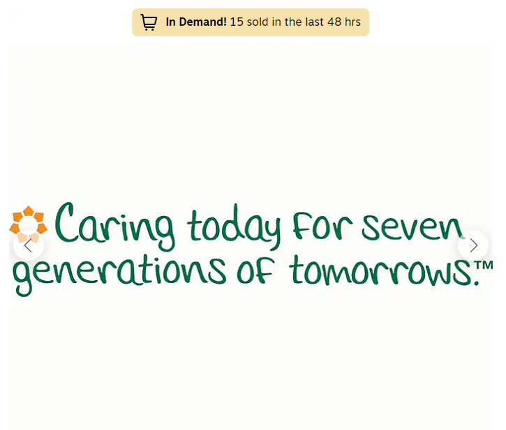 Seventh Generation 2-Ply 100% Recycled Standard Toilet Paper, White, 240 Sheets/Roll, 12 Rolls/Pack