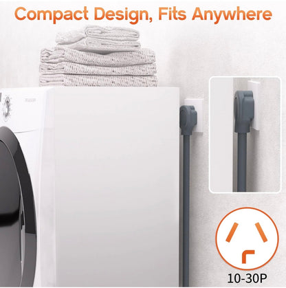 6 ft 3 Prong Dryer Cord, 30Amp 10 Gauge Dryer Power Cord Replacement.