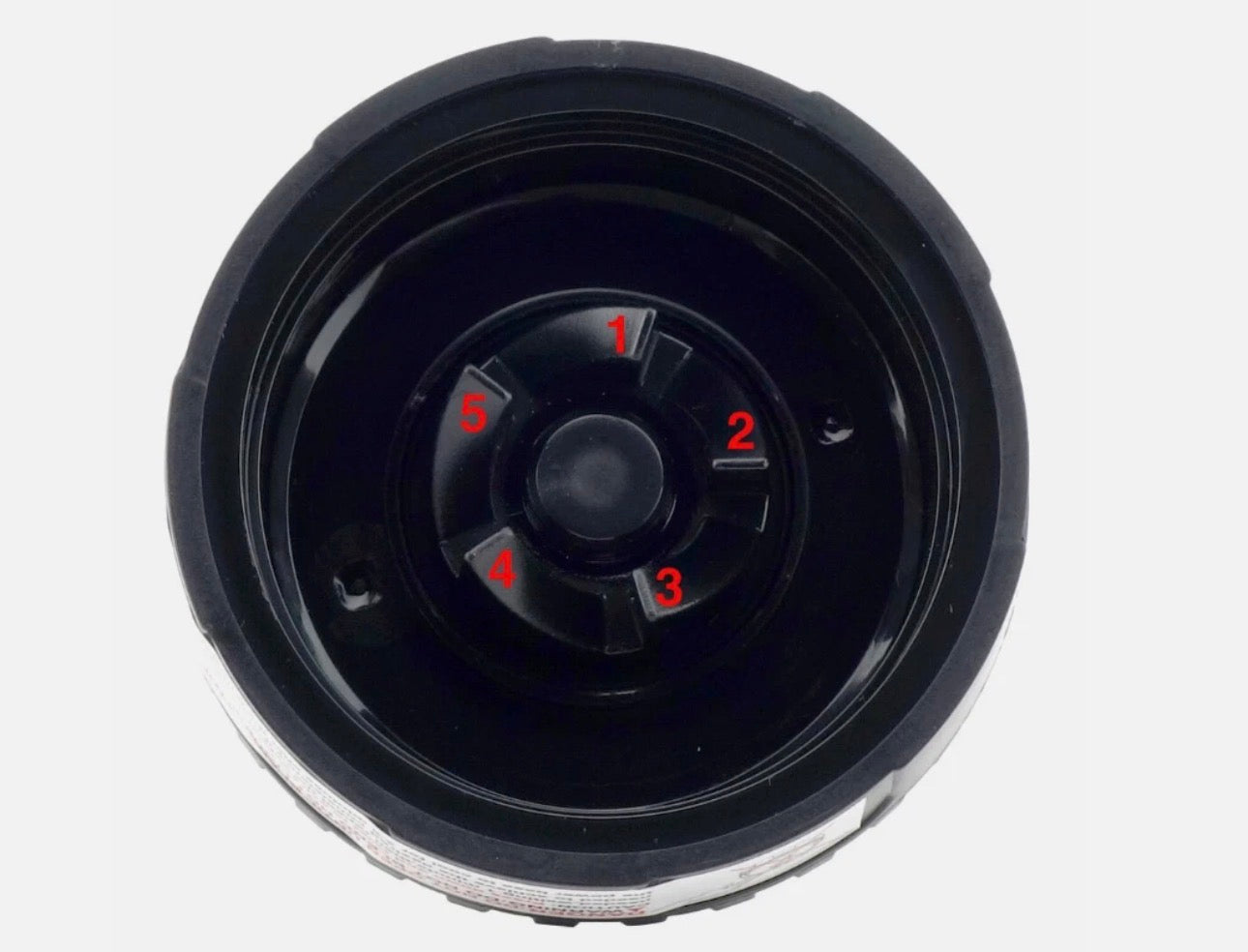 Pro Extractor Blade Assembly Replacement Part for Ninja QB3000 476KKU3000 5 Fins