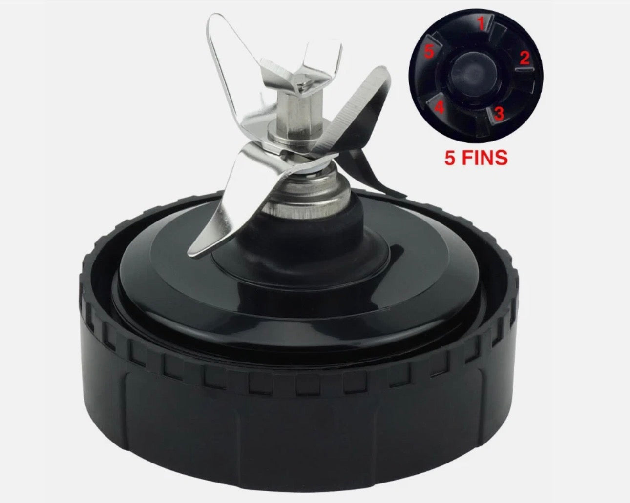 Pro Extractor Blade Assembly Replacement Part for Ninja QB3000 476KKU3000 5 Fins