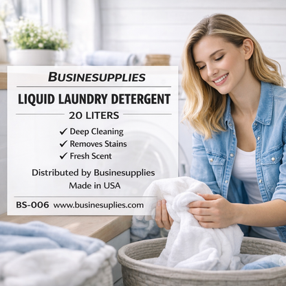 5-Gallon Liquid Laundry Detergent in a Bucket