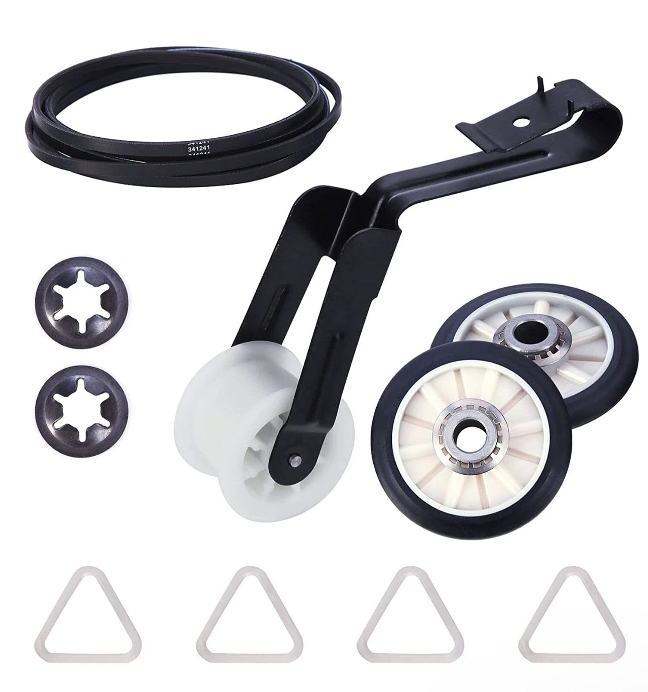WP4392065 Dryer Belt Drum Pulley Kit for Whirlpool Kenmore 341241 349241T 691366