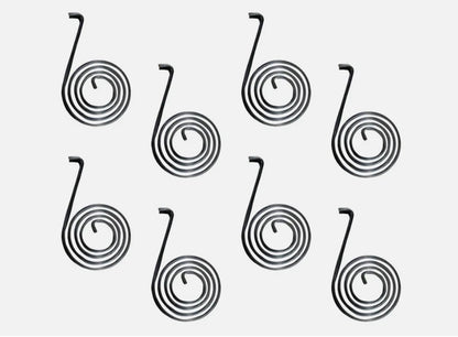 8 Pack Spiral Torsion Spring for Dump Truck Tarp Systems - Universal Design