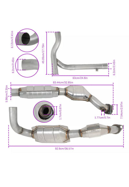 LABLT Catalytic Converter Direct Fit For 2001-2003 Ford F-150 F150 4.6L V8 4WD