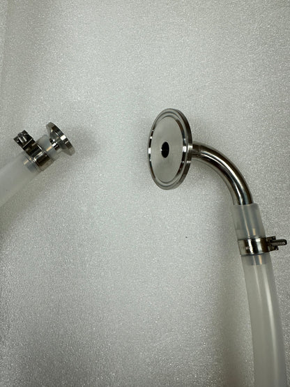Silicone Hose With Tri - Clamp