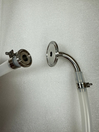 Silicone Hose With Tri - Clamp