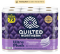 Quilted Northern Ultra Plush 3-Ply Standard Toilet Paper, White, 255 Sheets/Roll, 18 Rolls/Case